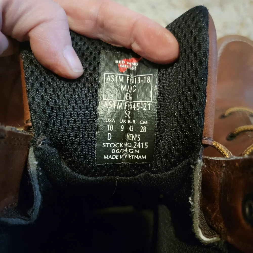 Men's Brown Leather Boots - Picture 5 of 6